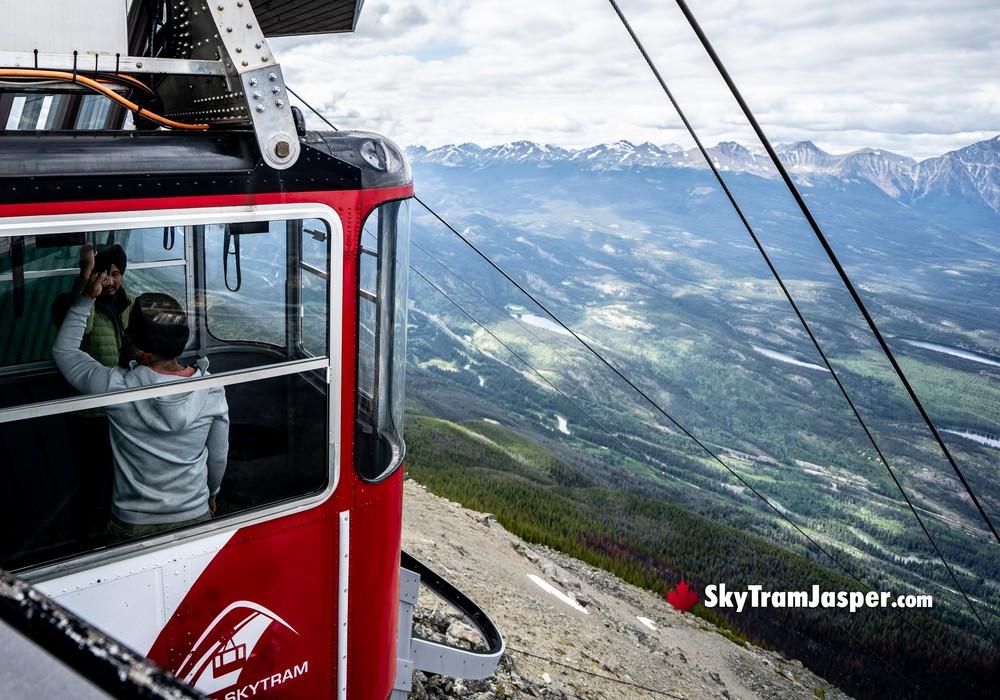 Tram Overlooking at Altitude