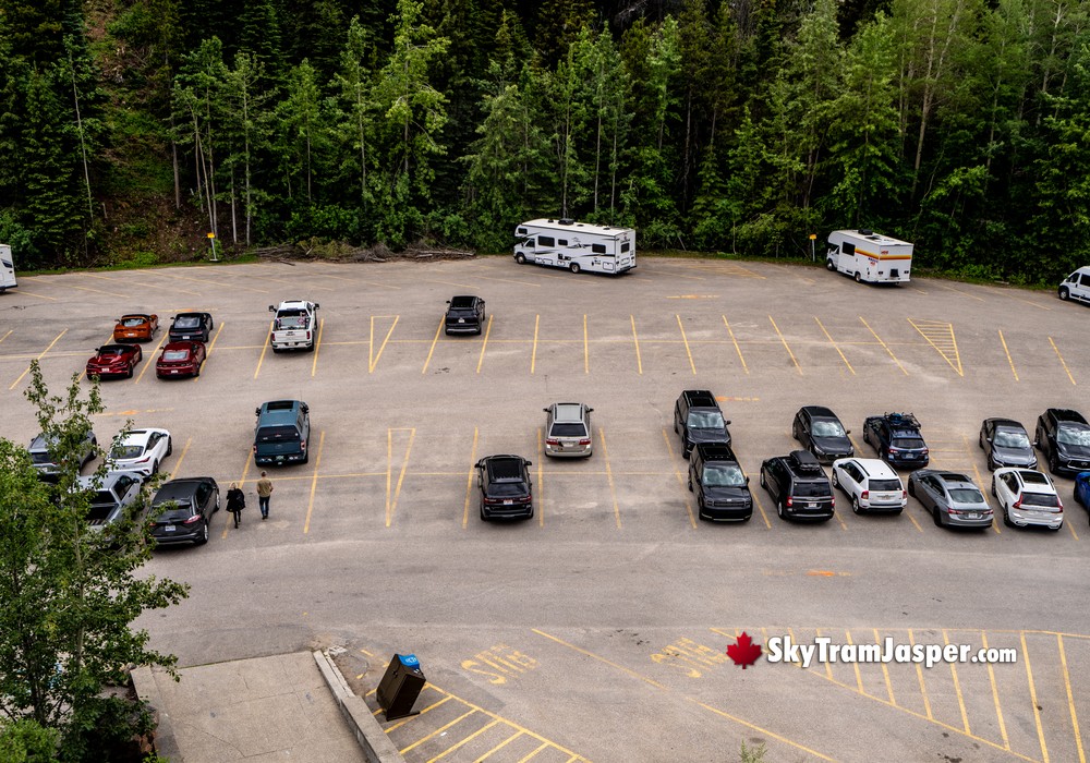 Jasper SkyTram Parking Area