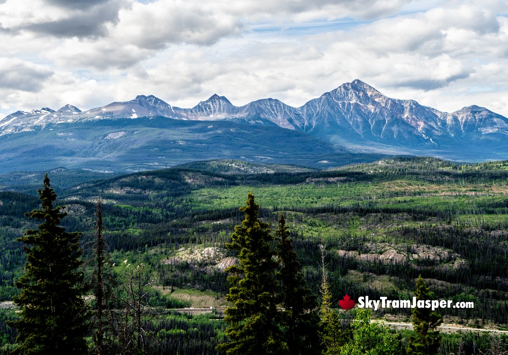 Pyramid Mountain View from Elevation at Jasper's SkyTram